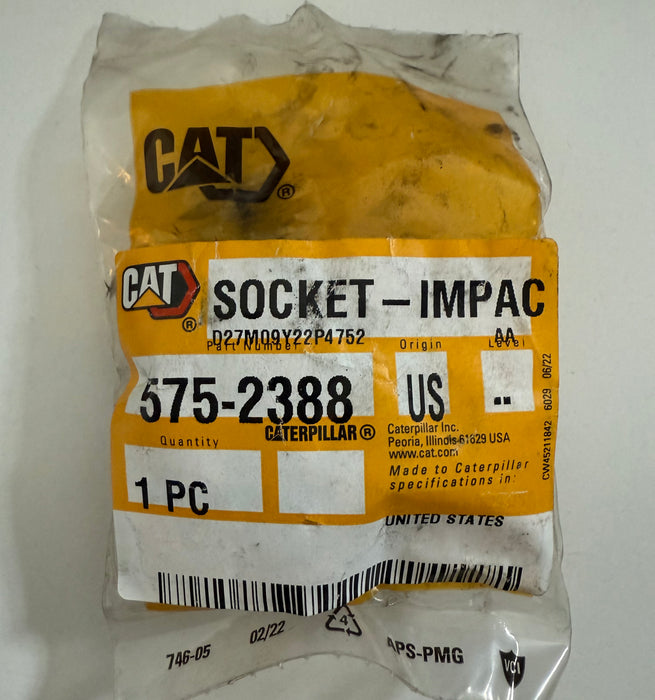 CAT Individual 1/2" Imperial Shallow Length Impact Socket 12 Point 575-2388