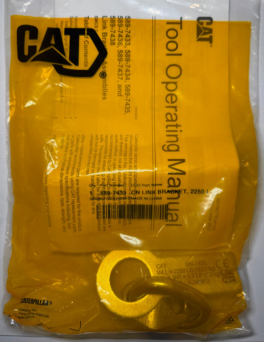 CAT Lifting Link Bracket 589-7433