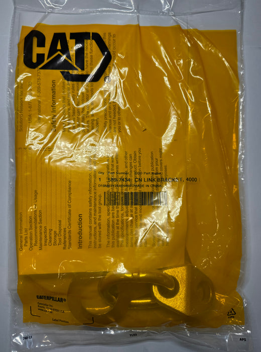 CAT Lifting Link Bracket 589-7434