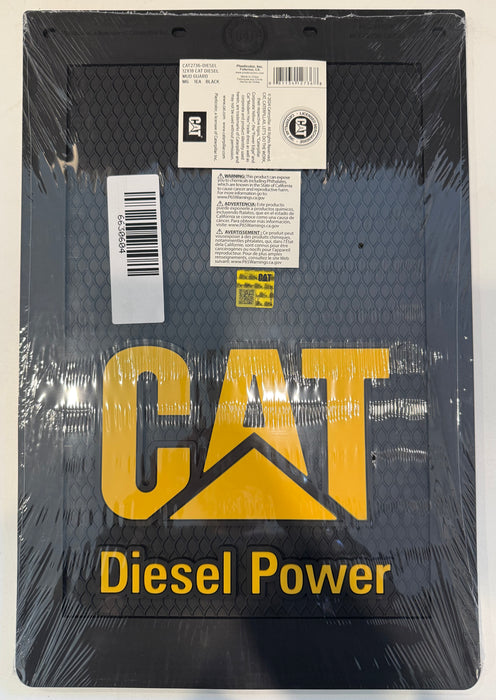 CAT Diesel Power Mud Flaps 12" x 18" - 663-0604