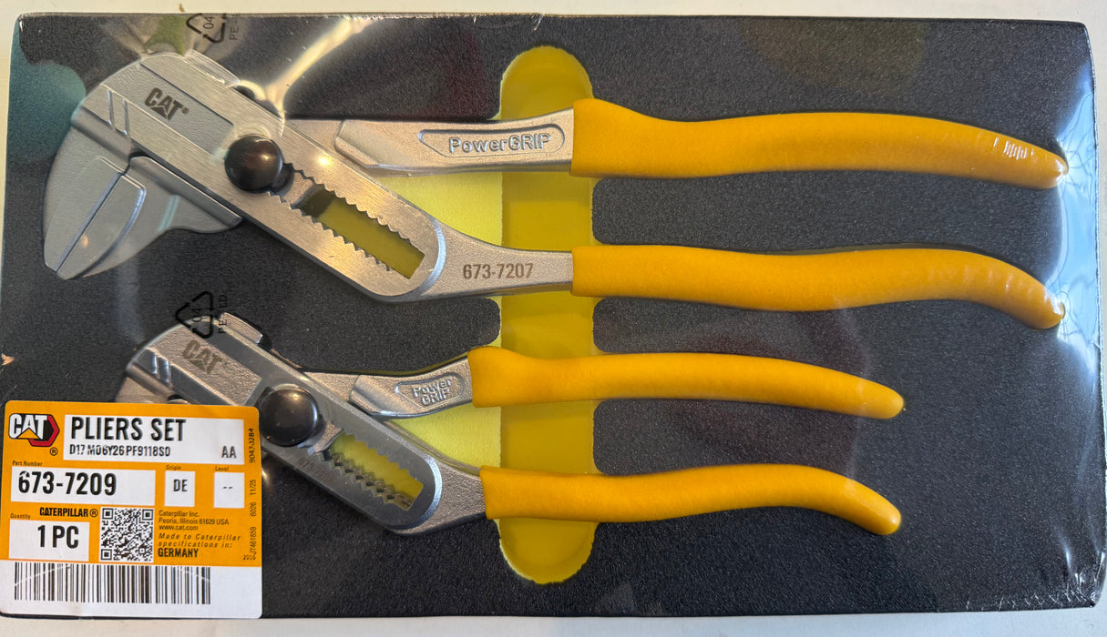 CAT Power Grip Pliers Wrench Set 673-7209