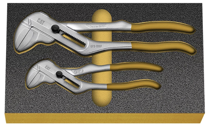 CAT Power Grip Pliers Wrench Set 673-7209