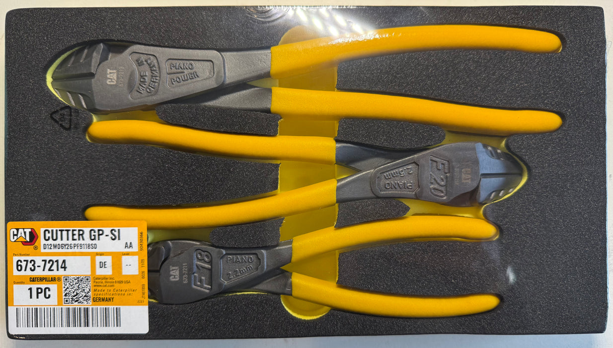 CAT Heavy Duty Diagonal Side Cutter Set 673-7214