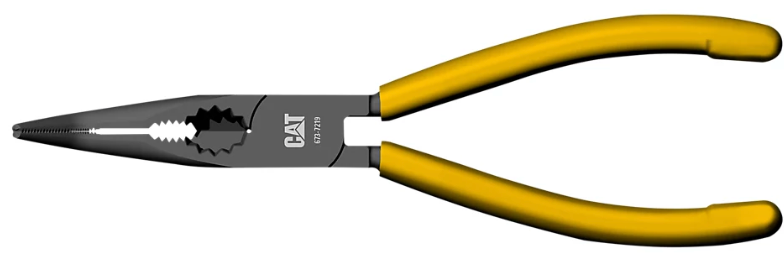 CAT Chain Nose Pliers 170mm Angled 45° Tip 673-7219