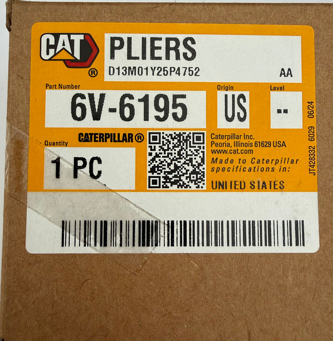 CAT Interlocking Joint Pliers 6V-6195