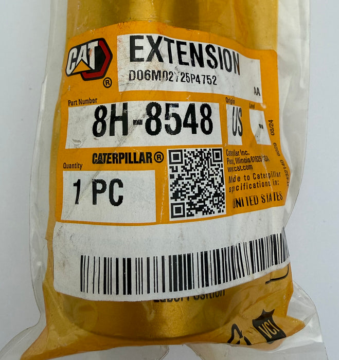 CAT Individual Socket Extension ¾" Drive 8 inch 8H-8548