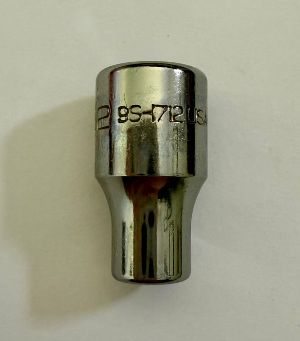 CAT Individual Imperial Socket 1/4" Drive 12 Point 7/32 inch 9S-1712