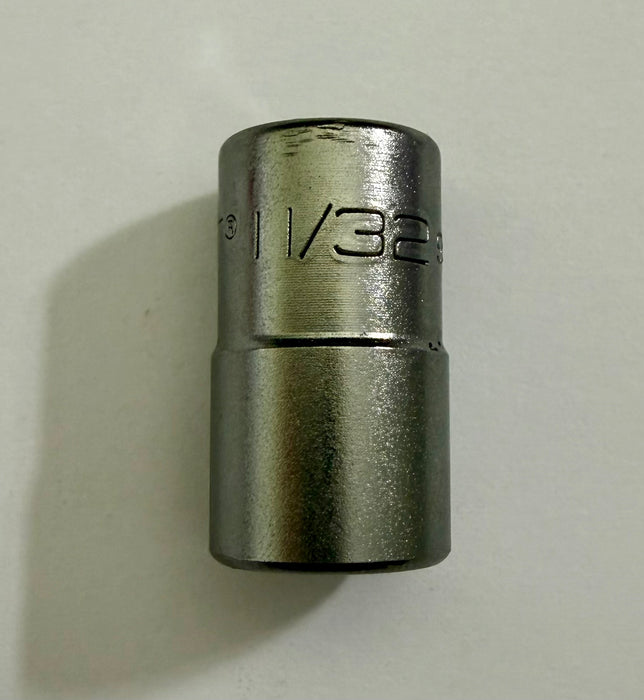 CAT Individual Imperial Socket 1/4" Drive 12 Point 11/32 inch 9S-1716