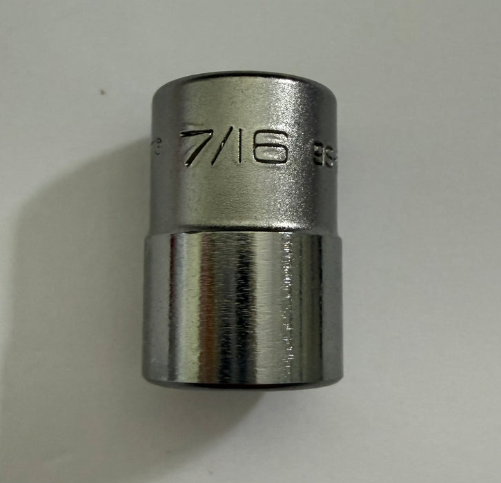 CAT Individual Imperial Socket 1/4" Drive 12 Point 7/16 inch 9S-1718