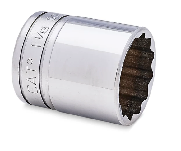 CAT Individual Imperial Socket 1-⅛ inch 12 Point ½" Drive 9S-1730