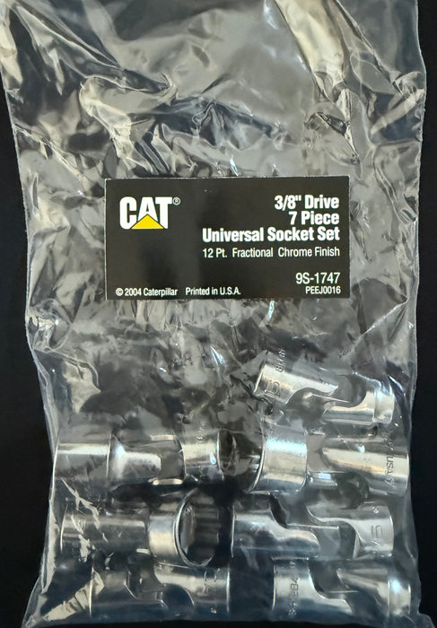 Cat Rocker Socket CAT 7 Piece Imperial Universal Socket Set ⅜
