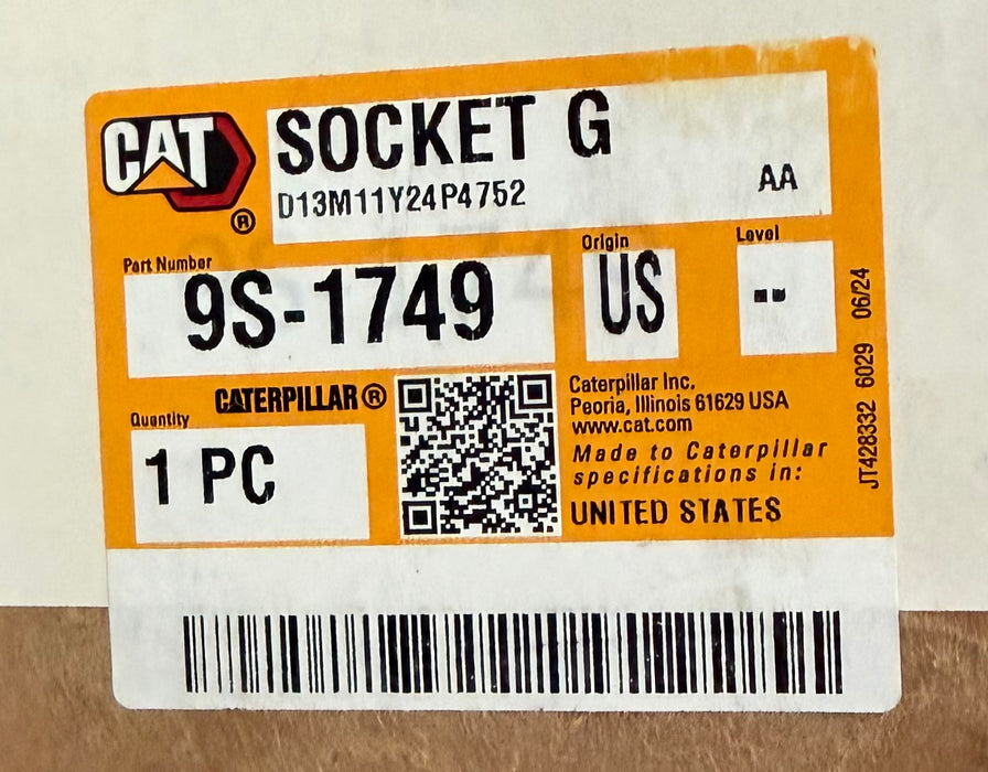 CAT 21 Piece Imperial Socket Set ¾" Drive 12 Point 9S-1749