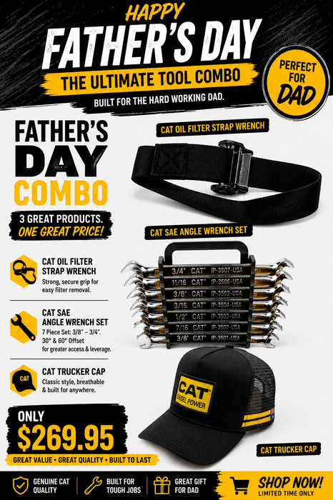 Father's Day Combo 4 - Angle Wrench, Filter Strap & Hat Combo