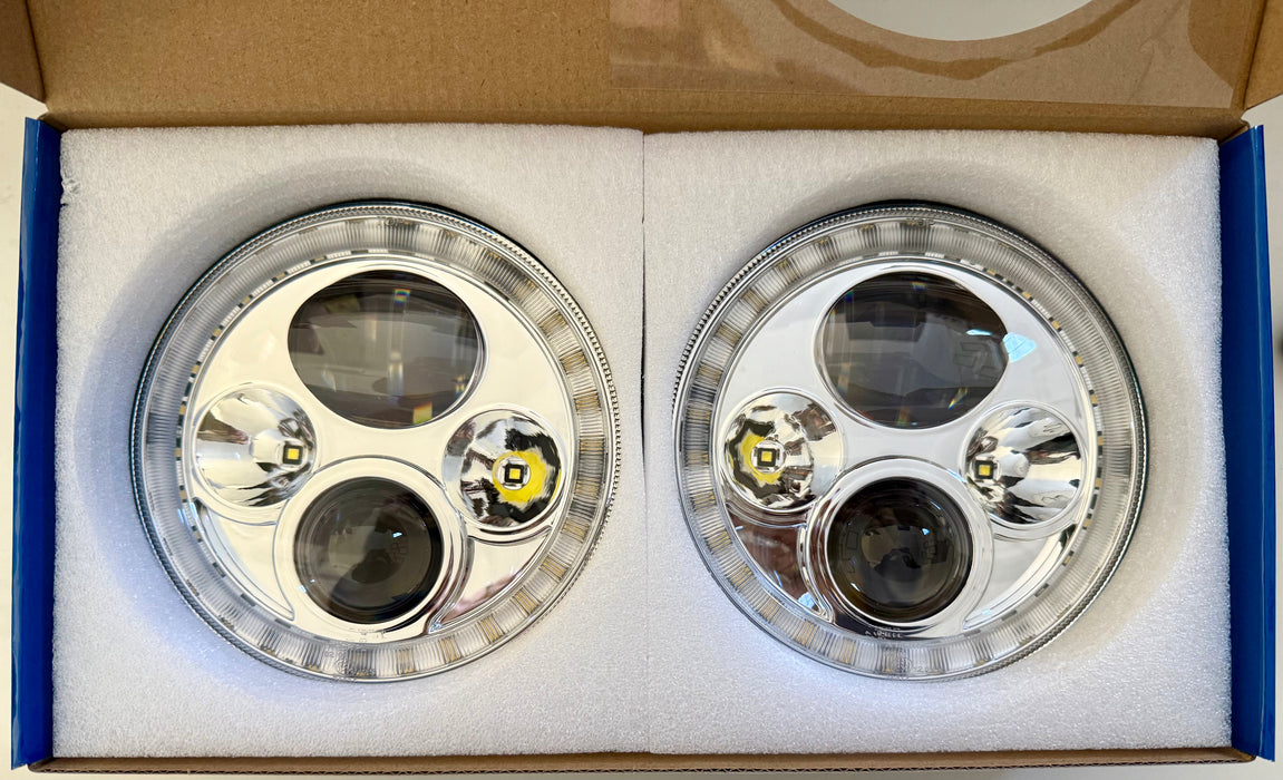 Titan 7" LED Round Headlight Insert Kit - LV0220KIT