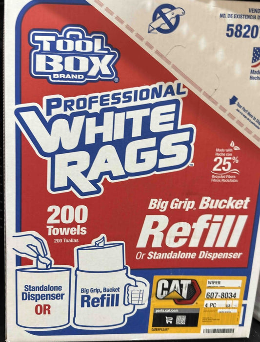 ToolBox Professional White Rags 607-8034