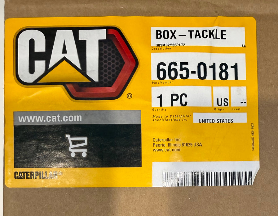 CAT Utility Box 665-0181
