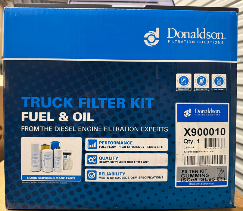 Donaldson Cummins ISC E5 ISL E5 Truck Filter Kit - X900010