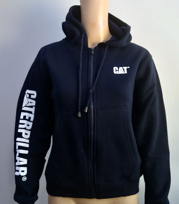 CAT Jacket Ladies Navy with Hood