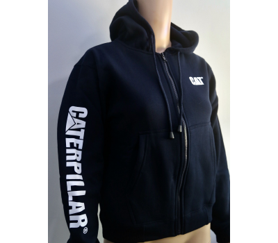 CAT Jacket Ladies Navy with Hood