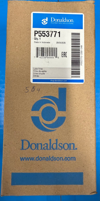 Donaldson Lube Filter Spin On Full Flow P553771