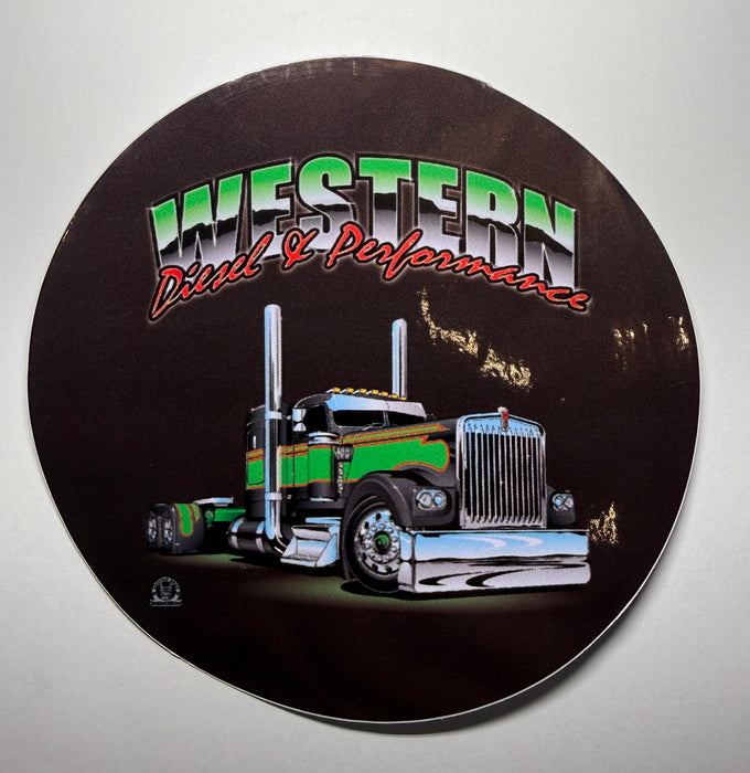Western Diesel Sticker Green