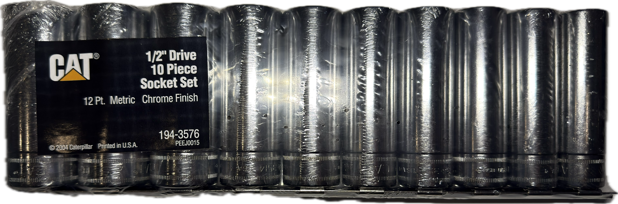 CAT 10 Piece Metric Socket Set ½" Drive 12 Point 194-3576