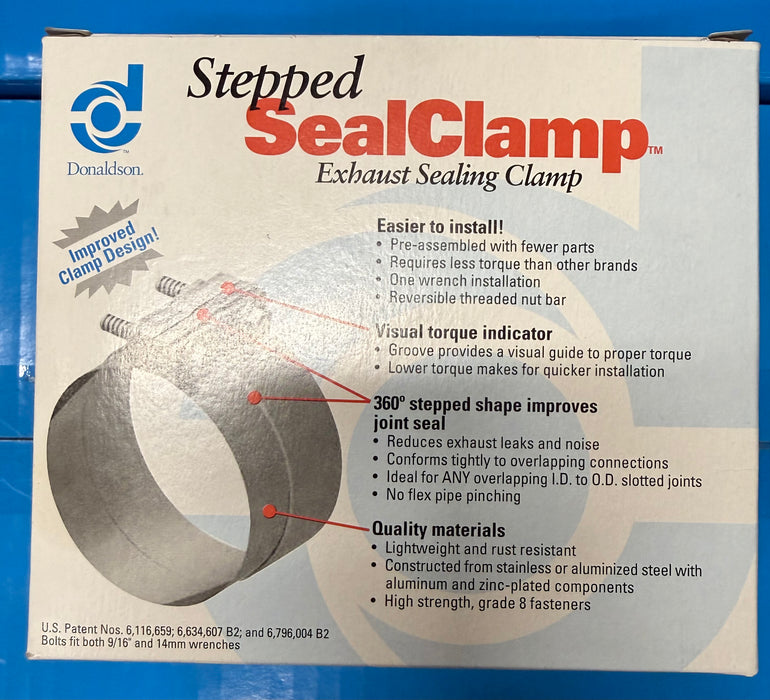Donaldson Stainless Steel Seal Clamp 5" 127MM X007785