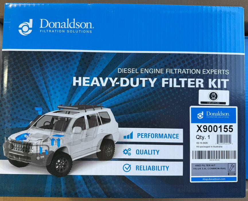 Donaldson 4WD Filter Kit - Toyota Hilux - X900155