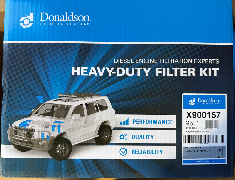 Donaldson 4WD Filter Kit - Toyota Land Cruiser 79 Series - X900157