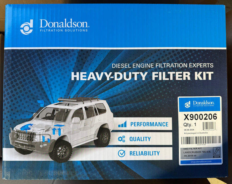 Donaldson 4WD Filter Kit - Toyota Land Cruiser 79 Series - X900206