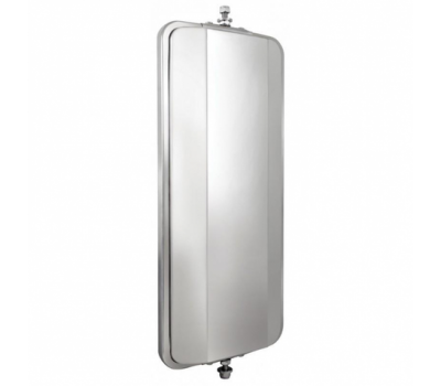 Stainless Steel West Coast Mirror - 7" x 16" - Non Heated