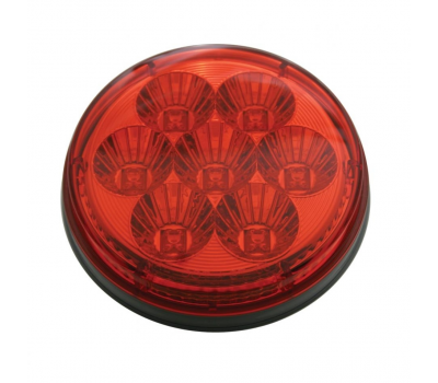 7 LED 4" Reflector Stop / Turn / Tail Light - Red