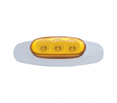 3 LED Reflector Clearance / Marker Light - Amber LED